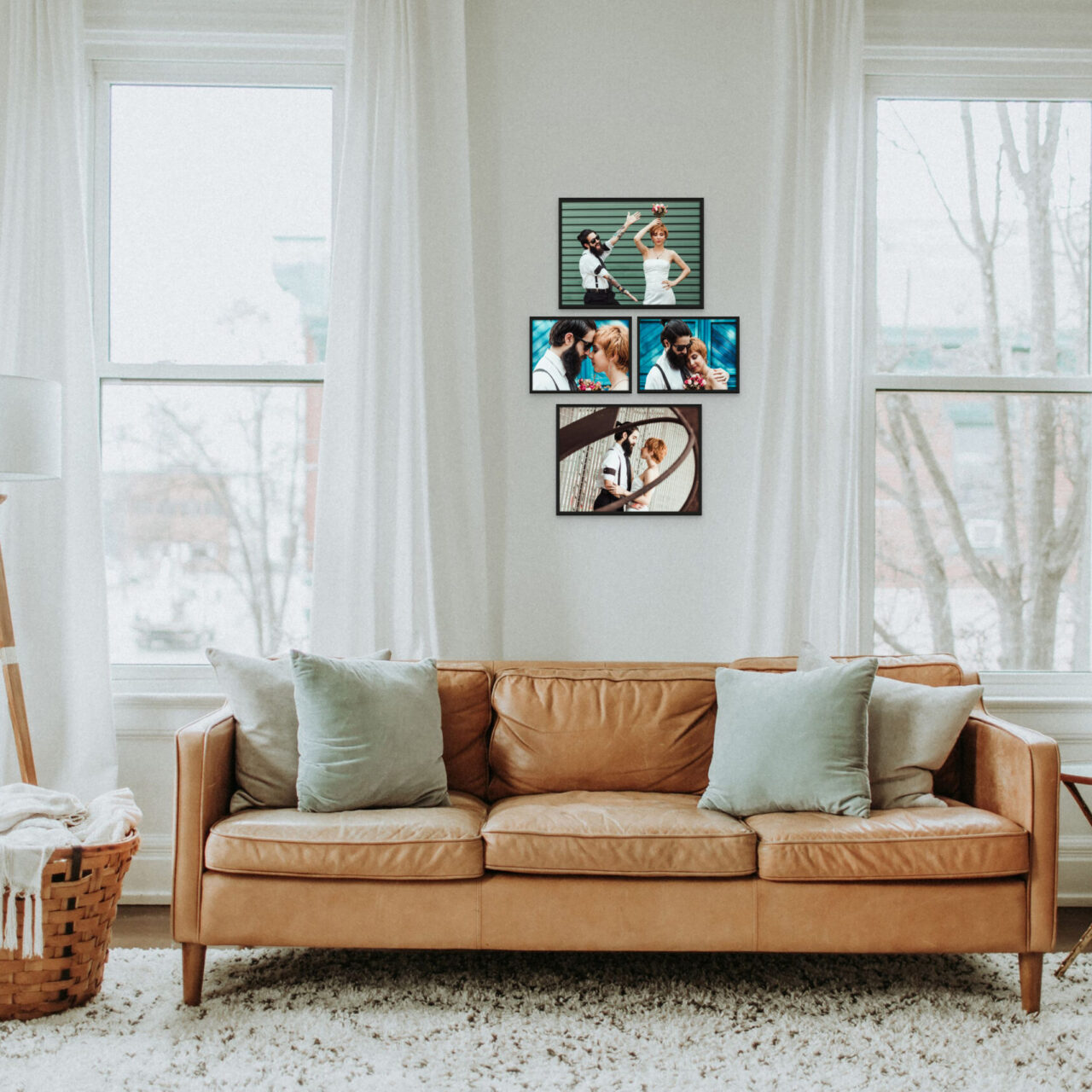 4 Photo Tiles - Wall Gallery