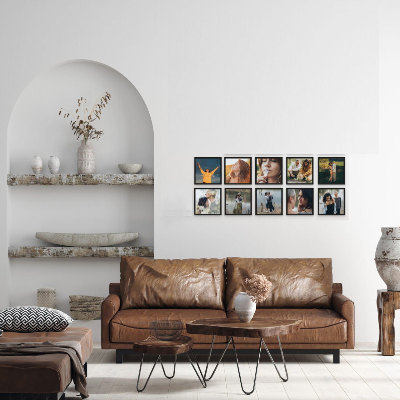 Square Removable Photo Tiles