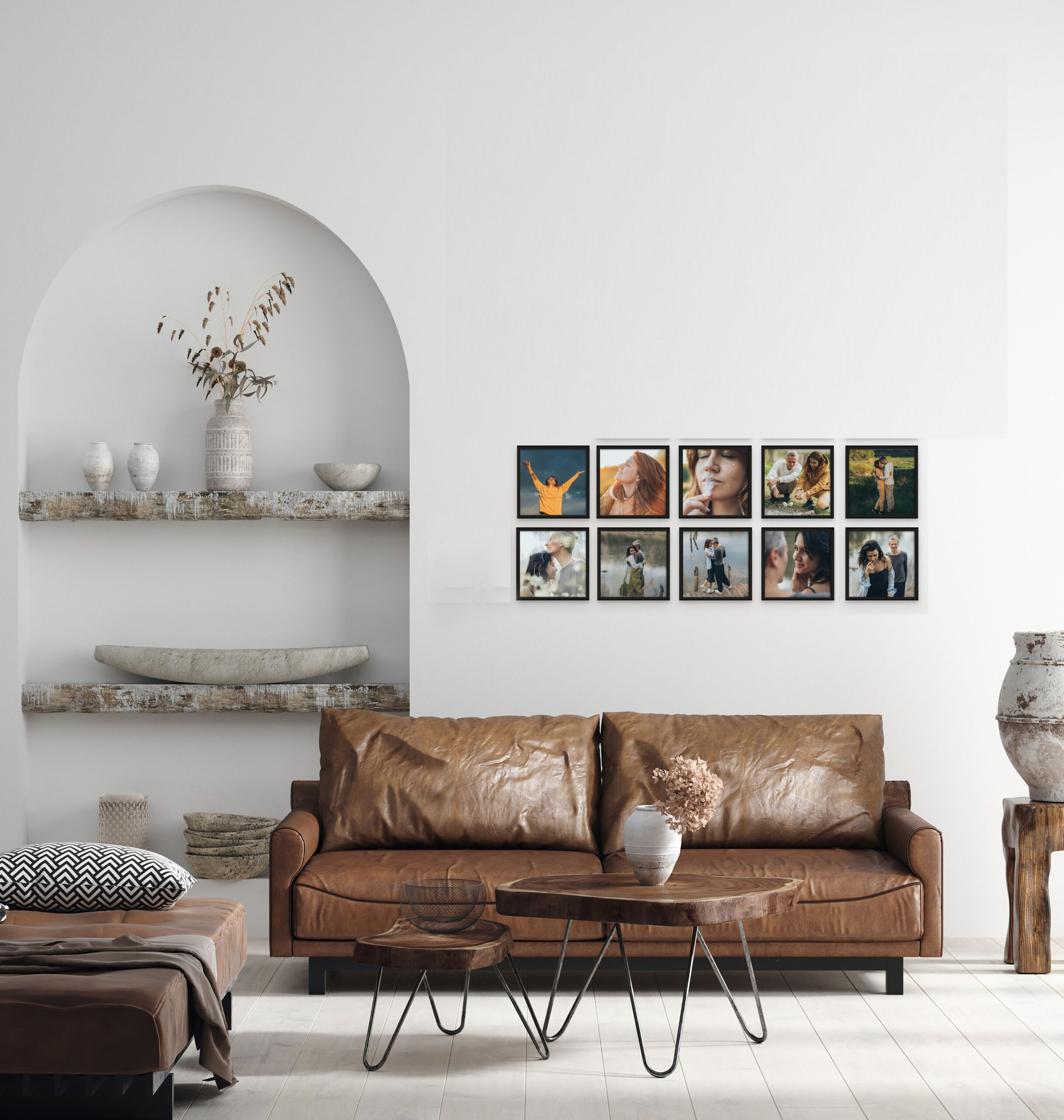 Square Removable Photo Tiles